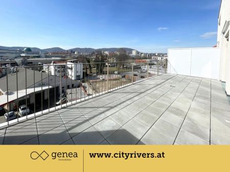 CITY RIVERS | Penthouse Flair mit großer Terrasse | Neubau - Photo 5