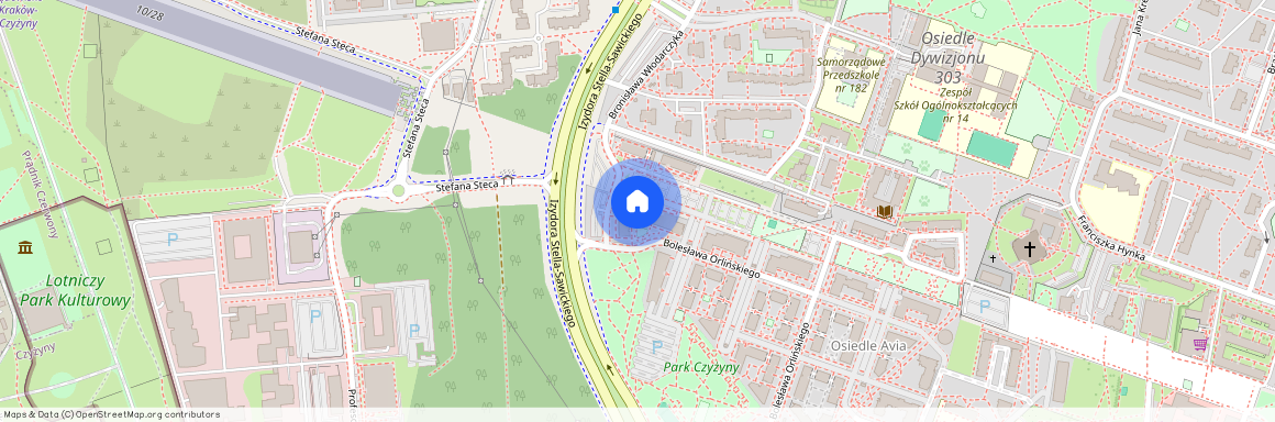 ul. Bolesława Orlińskiego, Czyżyny, Czyżyny, Kraków, małopolskie