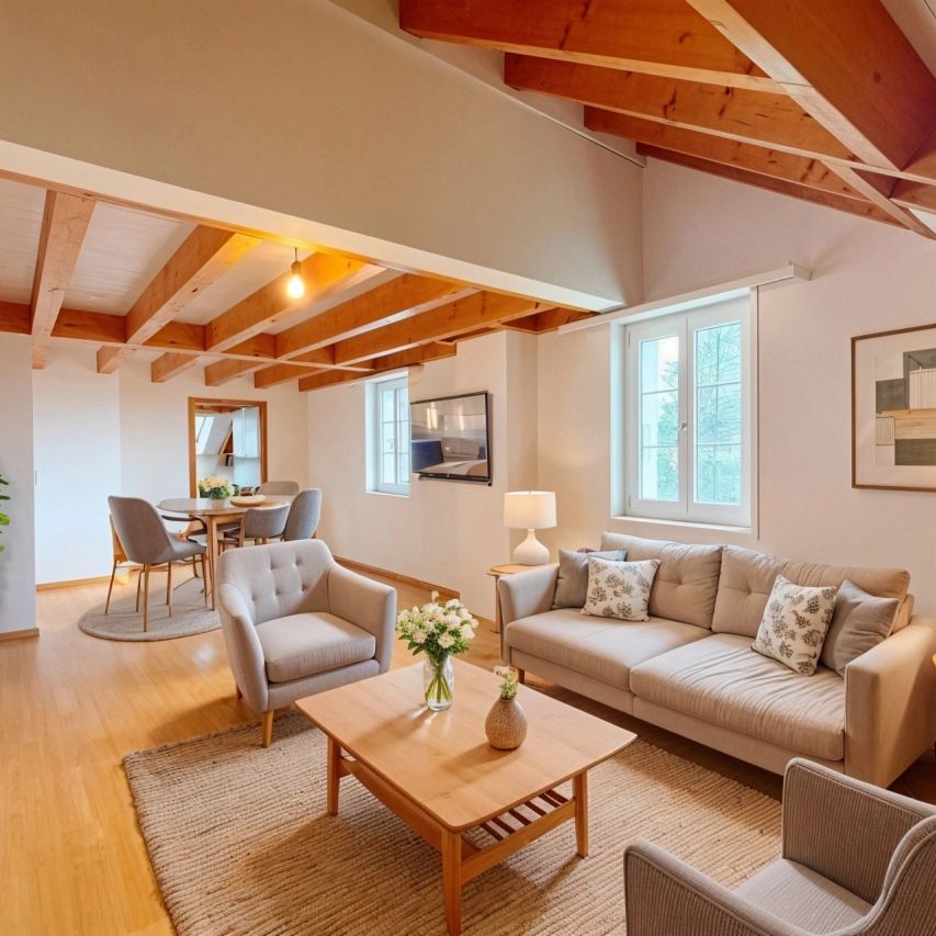 Appartement de 6,5 pièces en attique à Savigny - Photo 1