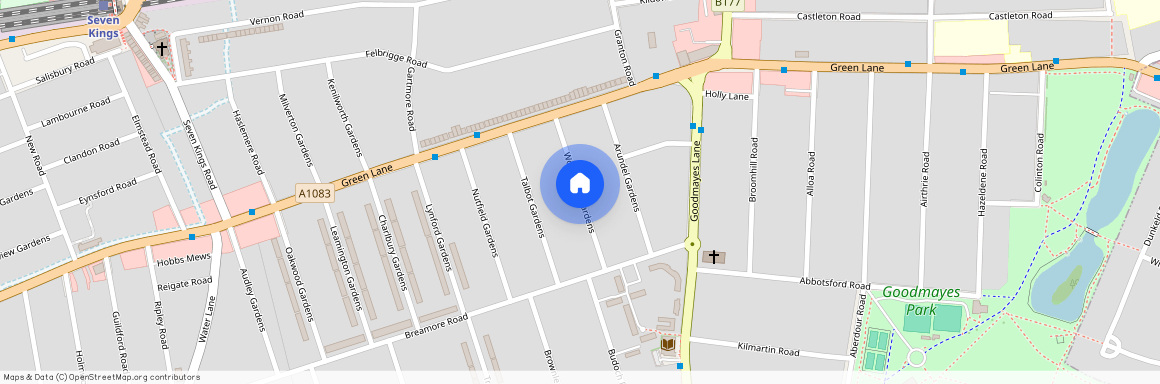 Woodstock Gardens, ILFORD IG3