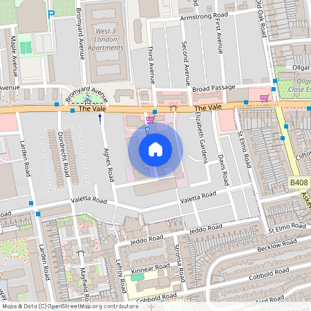 Colonnade Gardens, Askew Road, London, W3