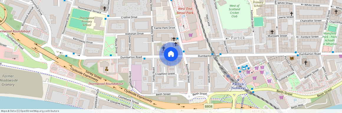 Exeter Drive, Partick, Glasgow, G11