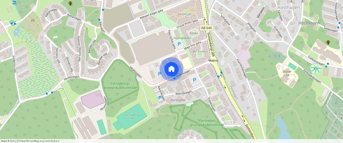 Idrottsvägen **, Gustavsberg