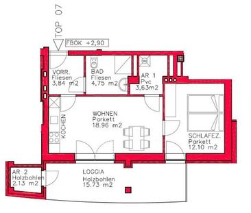 CHARMANTE 2-ZIMMER WOHNUNG MIT LOGGIA IN LEONDING - Foto 6