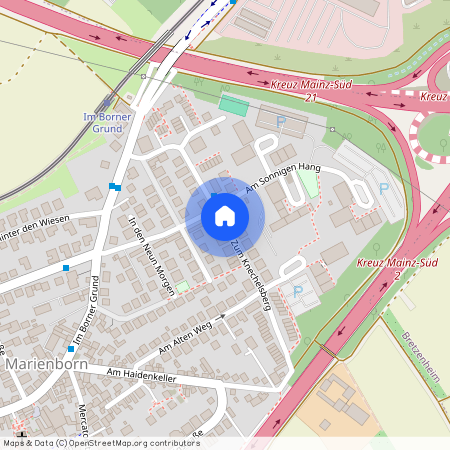 Zum Knechelsberg, 55127, Zum Knechelsberg    Mainz