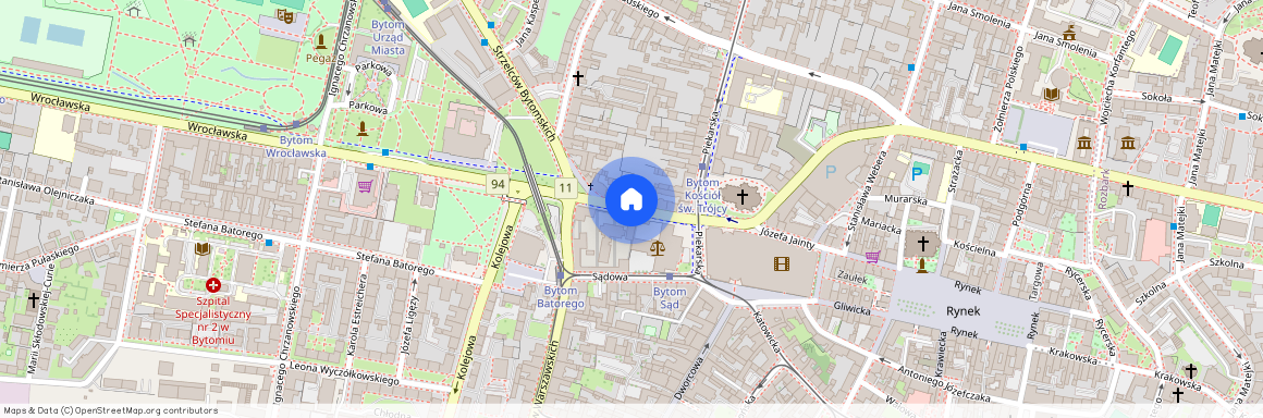 ul. Wrocławska, Śródmieście, Bytom, śląskie