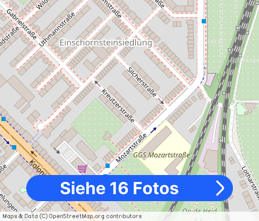 2-Zimmer-Wohnung mit Balkon in Duisburg-Neudorf mieten - Foto 1