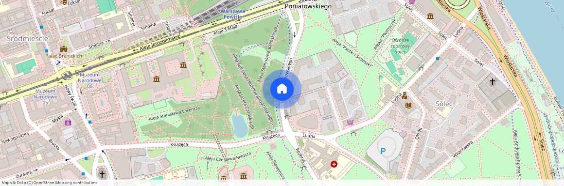 Warszawa, Śródmieście, Leona, Kruczkowskiego