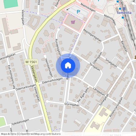 Banmästaregatan, Tomelilla