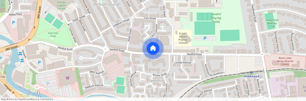 41 seedhill Road, Flat 1/2, Paisley, PA1 1SD