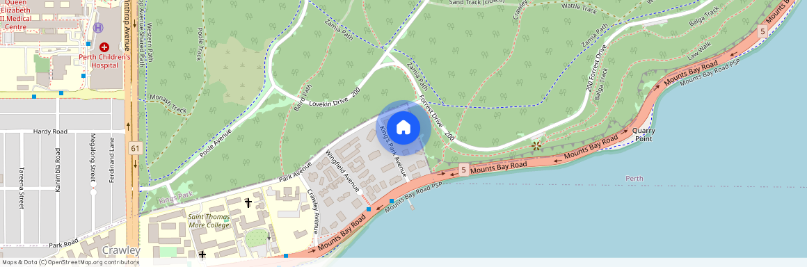 West, WA 6009, Ground/16 Kings Park Avenue, Crawley