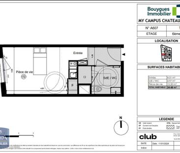 Location Appartement 1 pièce 24m² RENNES 35000 - Photo 3