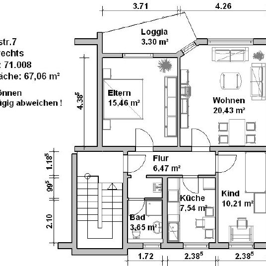 Mit großer Loggia zum Entspannen - Photo 1