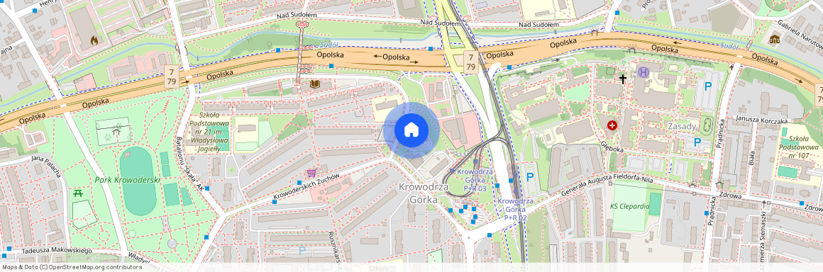 ul. Krowoderskich Zuchów, Krowodrza Górka, Prądnik Biały, Kraków, małopolskie