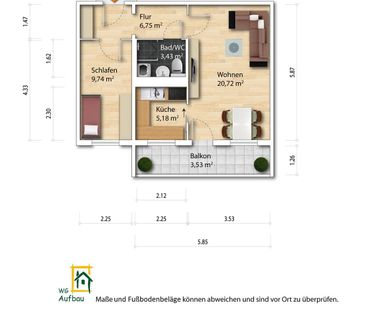 2-Zimmer Mietwohnung - Großzschachwitz - Photo 1