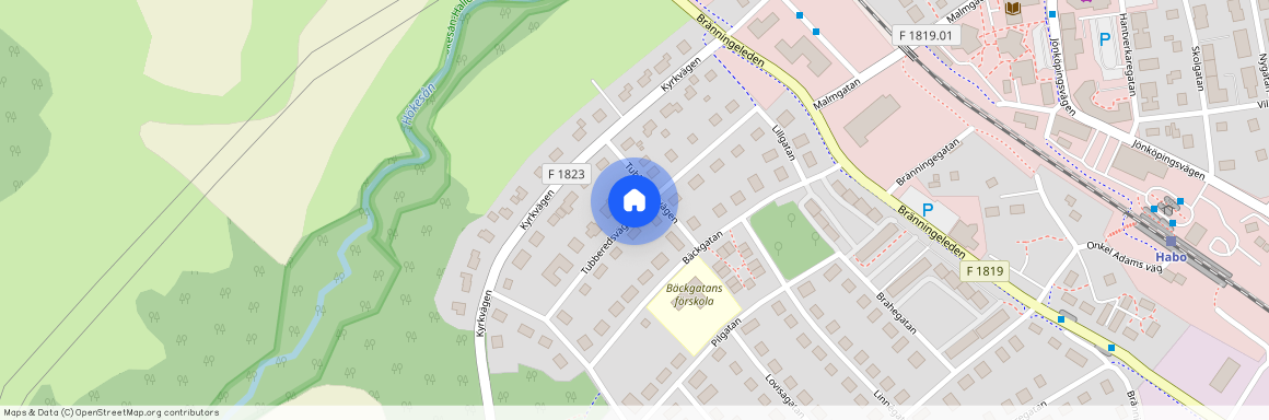 Tubberedsvägen, Habo