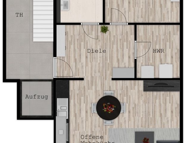 Neubau von 6 barrierearmen Komfort-Mietwohnungen in zentraler Lage von Oberhausen-Mitte - Foto 1