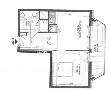 Location Appartement 2 pièces 35m² - Photo 3