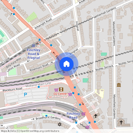 Finchley Road, Frognal Court Finchley Road, NW3