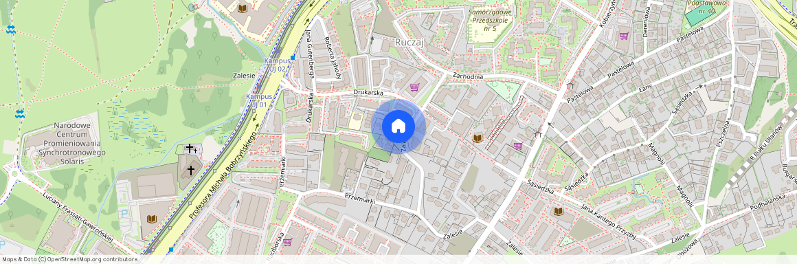 ul. Drukarska, Ruczaj, Dębniki, Kraków, małopolskie