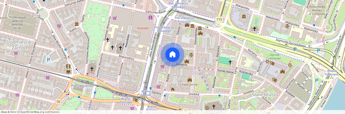 ul. Tkacka, Stare Miasto, Śródmieście, Szczecin, zachodniopomorskie