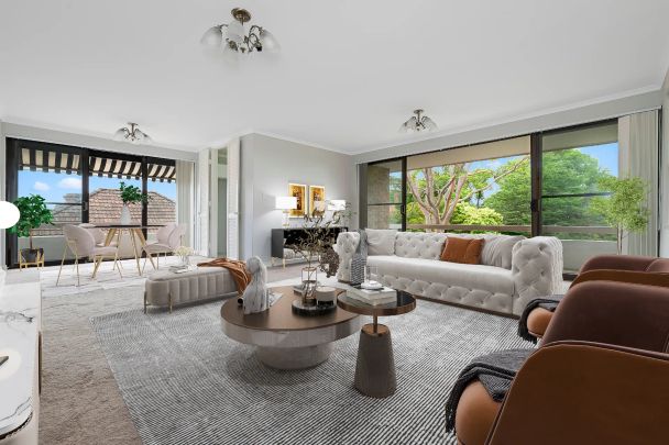 Generous three bedroom, three balcony abode with a leafy outlook - Photo 1