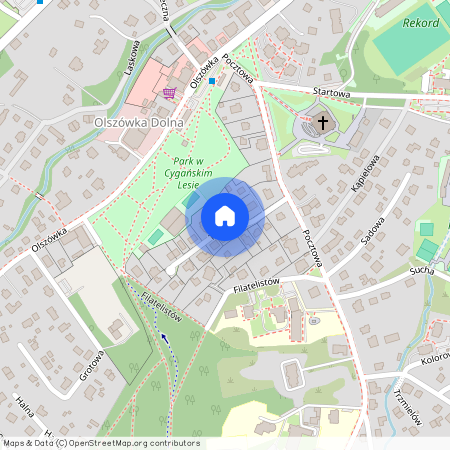 ul. Tenisowa, Mikuszowice Śląskie, Bielsko-Biała, śląskie