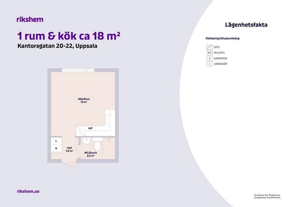 Kantorsgatan 22 - 114, 75424, Uppsala - Photo 1