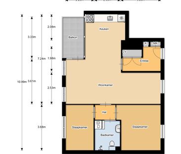 Appartement te huur: Cornelis Vermuydenstraat 9 1018 RN Amsterdam - Photo 4