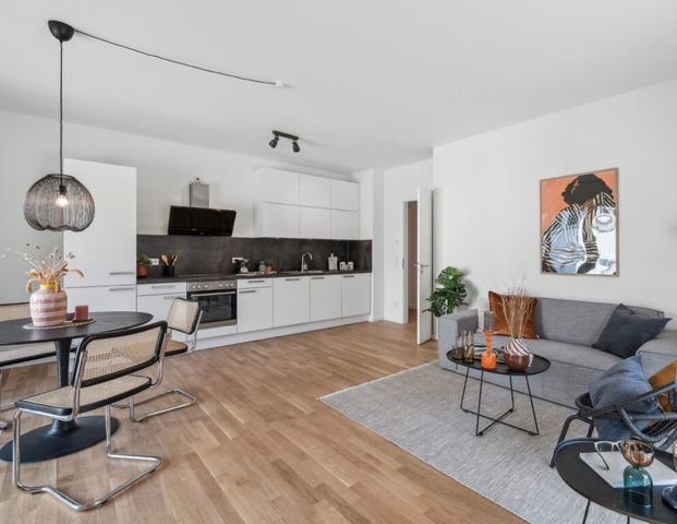 Exklusiver Wohnkomfort: Neubau-1-Zimmer-Apartment mit Balkon und und Ringbahn-Nähe - Foto 1