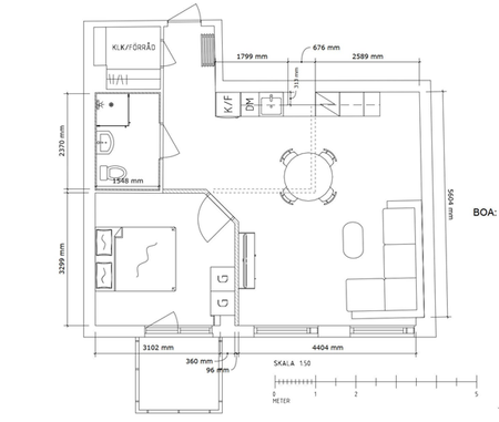 52 kvm på Nybrogatan 22A, Sundsvall - Foto 3