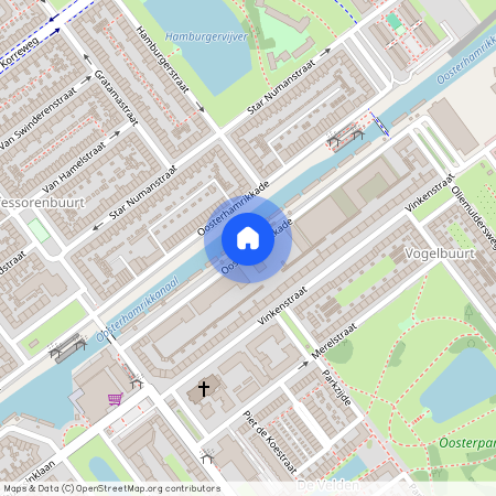 Vogelbuurt, 9713 KC, Oosterhamrikkade, Groningen