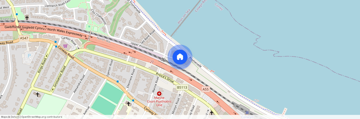 Princess Court, Marine Road, Colwyn Bay, Conwy, LL29