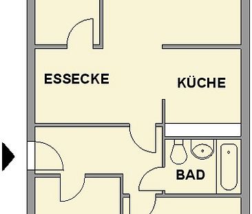 4-Raum-Wohnung mit EBK und Balkon - Photo 1