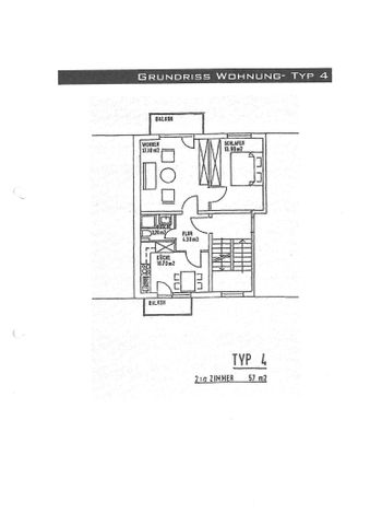 "grosszügige 2.5-Zimmer-Wohnung mit Balkon an ruhiger Lage" - Foto 5