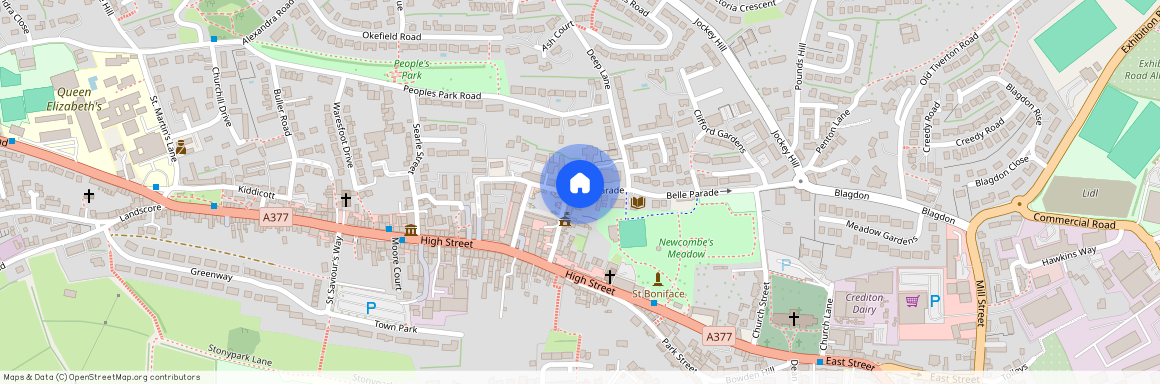 Parliament Street, Crediton, Devon, EX17