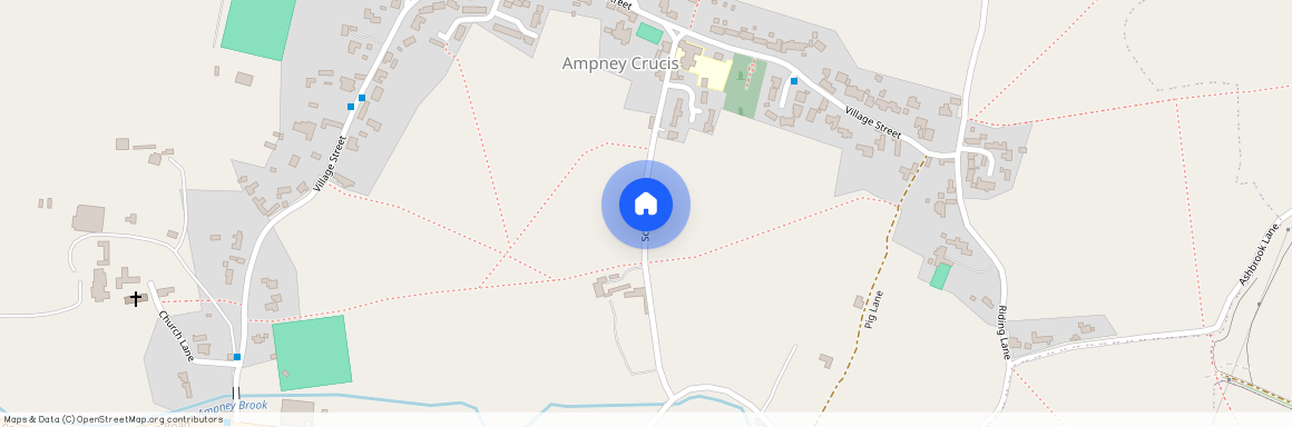 School Lane, Ampney Crucis