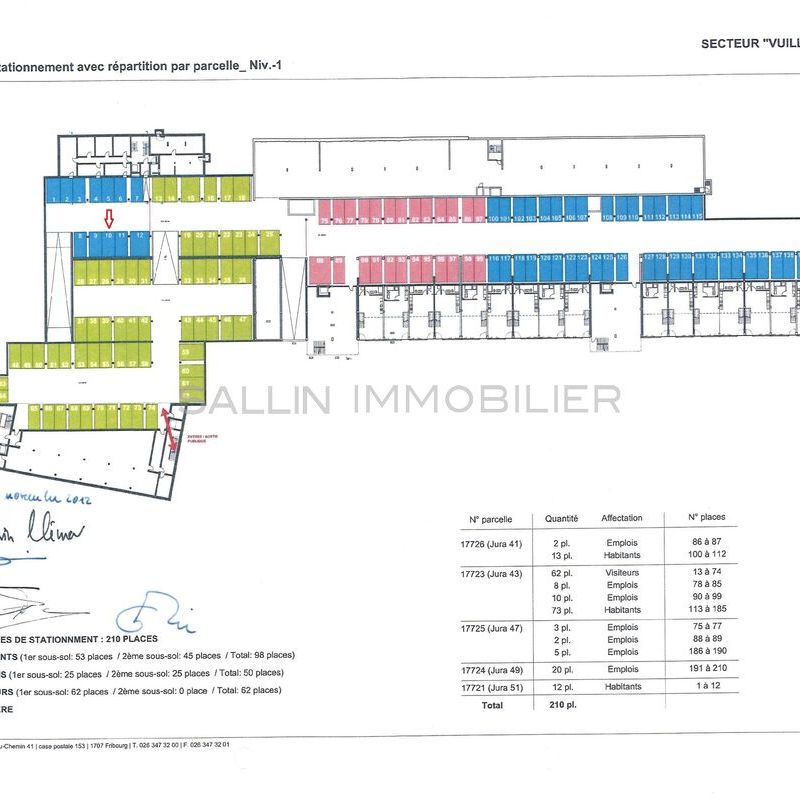 Bel appartement de 4½ pces au 2ème étage avec loggia et pl. parc int. - Photo 1