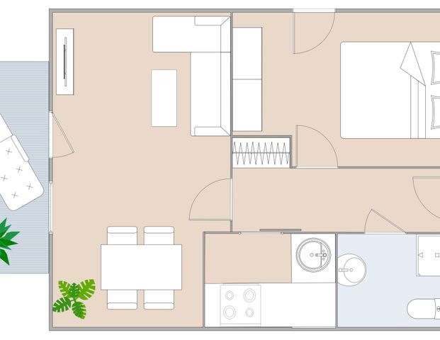 Moderne Neubauwohnung mit Balkon in zentraler Lage - Photo 1