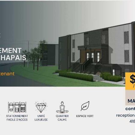 Magnifique condo 4 ½ neuf – rdc Lévis Centre-Ville - Photo 4