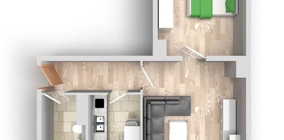 2-Raum-Wohnung Vogelweide 64 - Photo 2