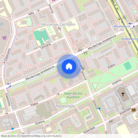 ul. Mordechaja Anielewicza 31, Nowolipki, Wola, Warszawa, mazowieckie