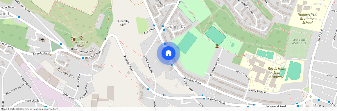 Quarmby Road, Huddersfield, HD3