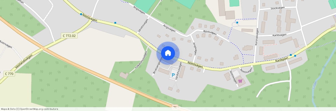 Nöttövägen, Karlholmsbruk