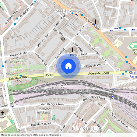 Beaumont Walk London NW3, London, NW3