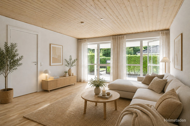 Nyrenoveret rækkehus til leje i Hammerum – Moderne bolig med plads til hele familien - Photo 1