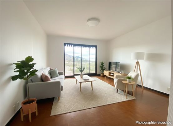 A louer, T3 rénové avec terrasse, vue mer, Résidence Michelet-de-Lattre (Marseille 9), - Photo 1