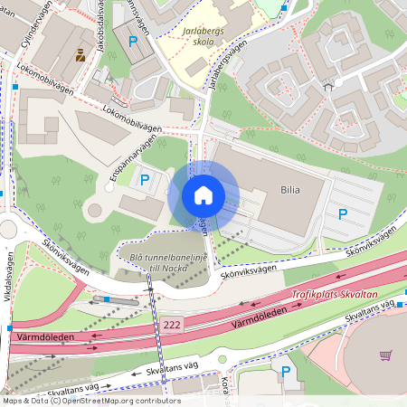 Jarlabergsvägen, Nacka