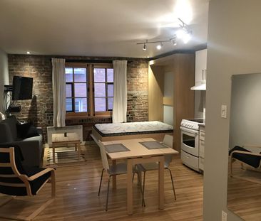 Colombier Loft Studio Entièrement Meublé à Louer Vieux-Québec Juill... - Photo 3