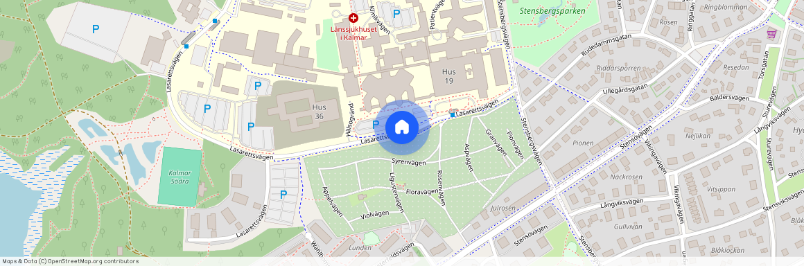 Lasarettsvägen, Kalmar